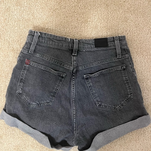BDG Women's Charcoal Denim Shorts - Picture 2 of 3